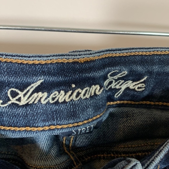 American Eagle Blue Denim Skinny Jeans - Picture 9 of 10